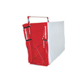 Compact asymmetric bars - fixed feet - with transport trolley and folding mat (3357)