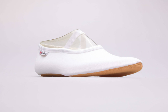 SYDNEY White Gymnastics Slippers by in:motion