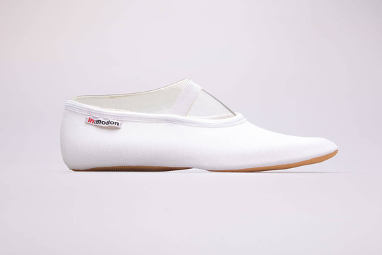 SYDNEY White Gymnastics Slippers by in:motion