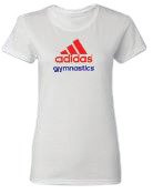 Koszulka adidas gymnastics damska biała T1000M