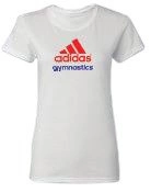 Koszulka adidas gymnastics damska biała T1000M