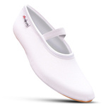 SYDNEY White Gymnastics Slippers by in:motion