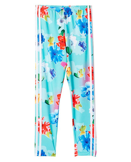 Legginsy adidas J FLWR LEGG AOP BK2038